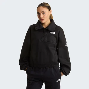 The North Face Damski Polar Z Zamkiem O Długości 1/4 I Kołnierzem Kominowym Mountain Athletics Tnf Black Rozmiar XS female