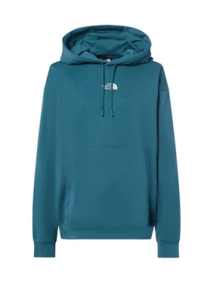 The North Face Damski sweter z kapturem Kobiety Bawełna niebieski jednolity,