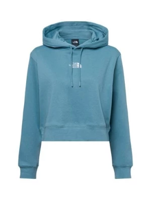 The North Face Damski sweter z kapturem Kobiety Materiał dresowy niebieski jednolity,