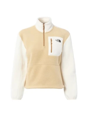 The North Face Damski sweter z polaru - Yumiori Kobiety biały|beżowy wzorzysty,