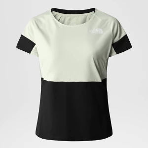 The North Face Damski T-shirt Bolt Tech Lime Cream-tnf Black Rozmiar L female