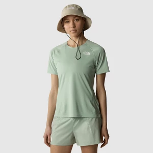 The North Face Damski T-shirt Do Biegów Trailowych Summit High Misty Sage Rozmiar M female