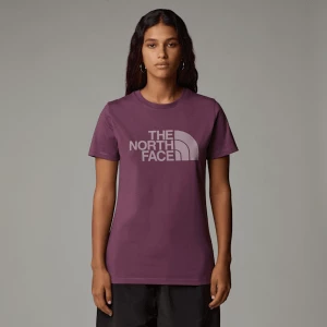 The North Face Damski T-shirt Easy Midnight Mauve-purple Chalk Rozmiar L female