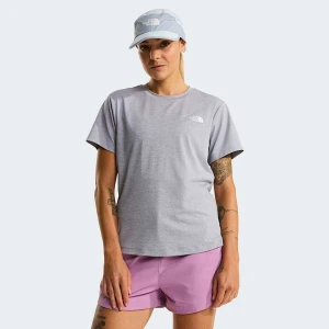 The North Face Damski T-shirt Flex Tnf Pale Grey Heather Rozmiar XS female