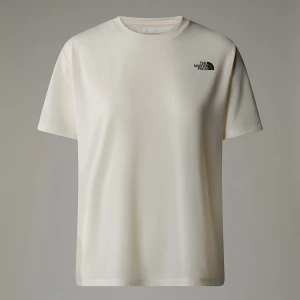 The North Face Damski T-shirt Foundation Linear Side White Dune Rozmiar L female