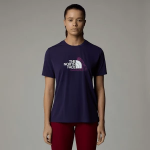 The North Face Damski T-shirt Foundation Mountain Eternal Purple Rozmiar M female