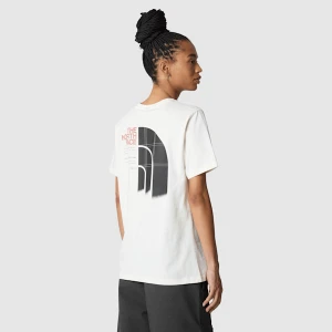 The North Face Damski T-shirt Graphic White Dune Rozmiar L female