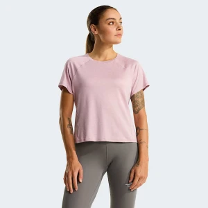 The North Face Damski T-shirt Jaida Metal Pink Light Heather Rozmiar L female