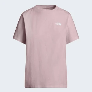 The North Face Damski T-shirt Low Read Metal Pink Rozmiar XS female