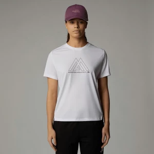 The North Face Damski T-shirt Mountain Athletics Flex Tnf White Rozmiar L female