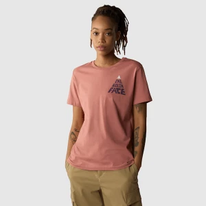 The North Face Damski T-shirt Mountain Play Light Mahogany Rozmiar XL female