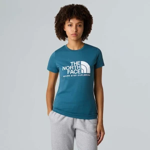 The North Face Damski T-shirt New Peak Mallard Blue Rozmiar L female