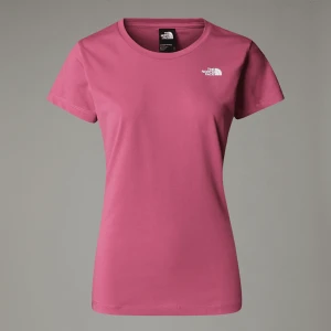 The North Face Damski T-shirt New Peak Red Violet Rozmiar S female