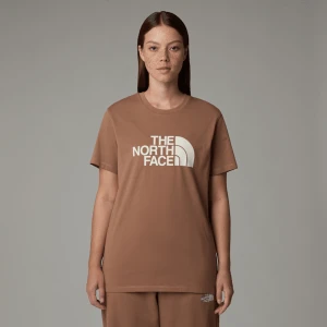 The North Face Damski T-shirt O Luźnym Kroju Easy Latte-white Dune Rozmiar L female