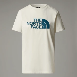 The North Face Damski T-shirt O Luźnym Kroju Easy White Dune-midnight Petrol Rozmiar XS female