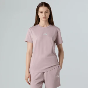 The North Face Damski T-shirt O Luźnym Kroju Essential Metal Pink Rozmiar S female
