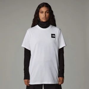 The North Face Damski T-shirt O Luźnym Kroju Fine Tnf White Rozmiar M female