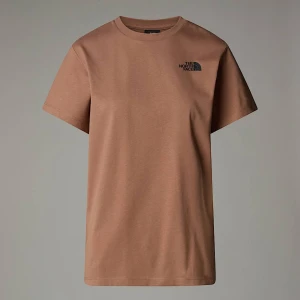 The North Face Damski T-shirt O Luźnym Kroju Redbox Latte-tnf White Rozmiar M female