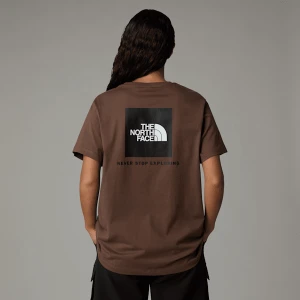 The North Face Damski T-shirt O Luźnym Kroju Redbox Smokey Brown Rozmiar XS female