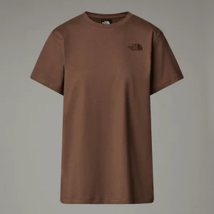 The North Face Damski T-shirt O Luźnym Kroju Redbox Smokey Brown Rozmiar L female