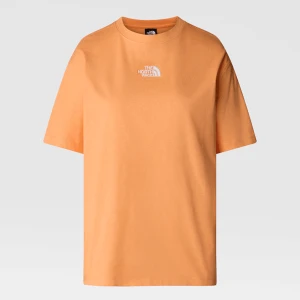 The North Face Damski T-shirt Oversize Light Peach Granite Rozmiar XL female