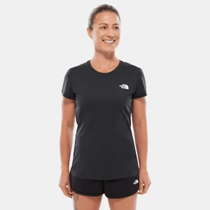 The North Face Damski T-shirt Reaxion Amp Tnf Black Heather Rozmiar M female