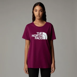 The North Face Damski T-shirt Relaxed Boysenberry Rozmiar XS female