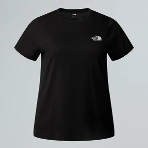 The North Face Damski T-shirt Simple Dome Plus Size Tnf Black Rozmiar 1X female