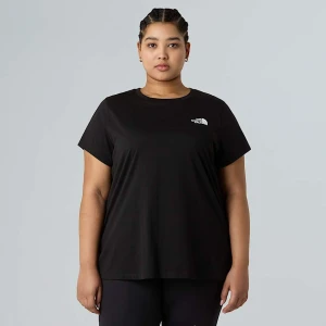 The North Face Damski T-shirt Simple Dome Plus Size Tnf Black Rozmiar 2X female