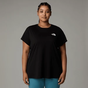 The North Face Damski T-shirt Simple Dome Plus Size Tnf Black Rozmiar 3X female