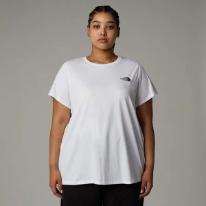 The North Face Damski T-shirt Simple Dome Plus Size Tnf White Rozmiar 2X female