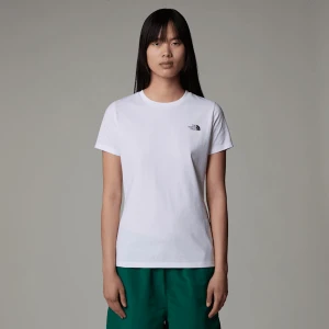 The North Face Damski T-shirt Simple Dome Tnf White Rozmiar S female