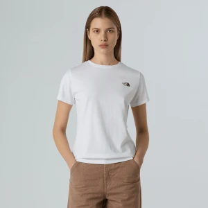 The North Face Damski T-shirt Simple Dome Tnf White Rozmiar S female