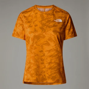 The North Face Damski T-shirt Sunriser Apricot Glaze Mountain Traverse Print Rozmiar XL female