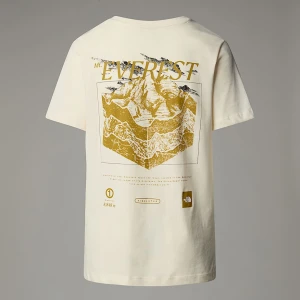 The North Face Damski T-shirt Topographic White Dune Rozmiar M female