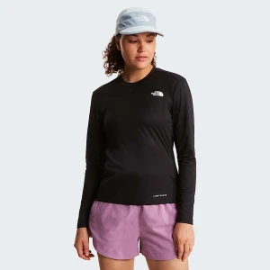 The North Face Damski T-shirt Z Długim Rękawem Shadow Tnf Black Rozmiar M female