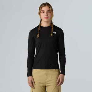 The North Face Damski T-shirt Z Długim Rękawem Shadow Tnf Black Rozmiar XL female