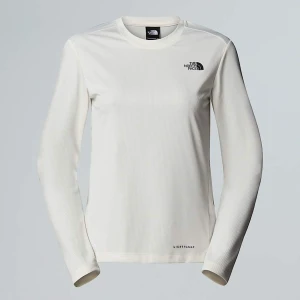 The North Face Damski T-shirt Z Długim Rękawem Shadow White Dune Rozmiar L female