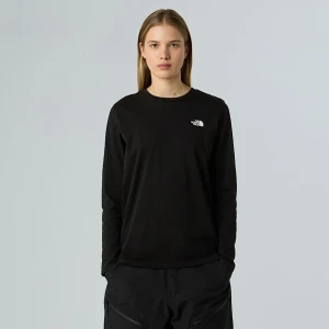 The North Face Damski T-shirt Z Długim Rękawem Simple Dome Tnf Black Rozmiar L female