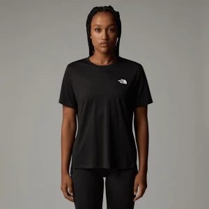 The North Face Damski T-shirt Z Grafiką Flex Tnf Black Rozmiar XS female