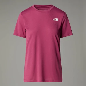 The North Face Damski T-shirt Z Grafiką Foundation Half Dome Cyber Berry Rozmiar S female