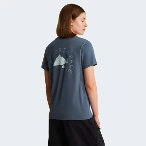 Zdjęcie produktu The North Face Damski T-shirt Z Grafiką O Regularnym Kroju Monte Granite Grey Rozmiar M female