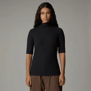 The North Face Damski T-shirt Z Półgolfem Tnf Black Rozmiar L female