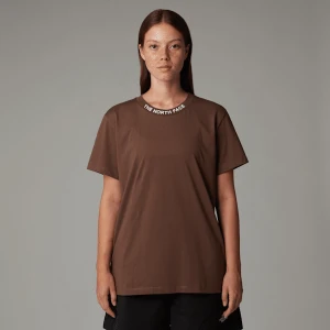 The North Face Damski T-shirt Zumu Smokey Brown Rozmiar XS female