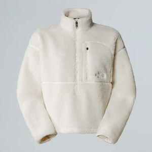The North Face Damski Wkładany Przez Głowę Z Zamkiem O Długości 1/2 Extreme Pile White Dune Rozmiar XL female