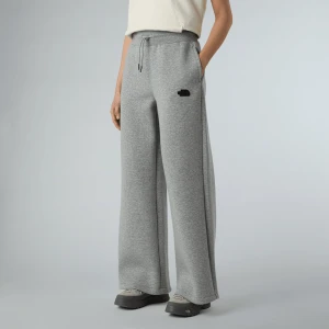 The North Face Damskie Joggery Z Szerokimi Nogawkami Metallic Silver Heather Rozmiar  female