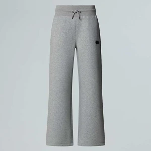 The North Face Damskie Joggery Z Szerokimi Nogawkami Metallic Silver Heather Rozmiar  female