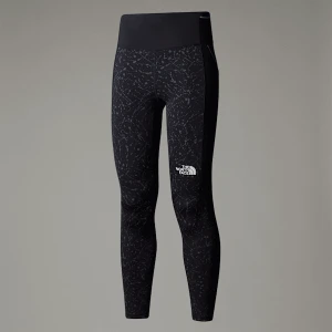 The North Face Damskie Legginsy 7/8 Movmynt Tnf Black-tnf Black Trail Reflective Print Rozmiar M female