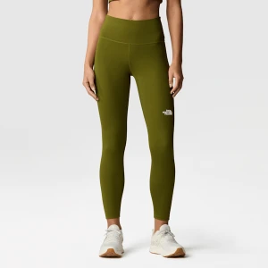 The North Face Damskie Legginsy 7/8 Z Wysokim Stanem Flex Forest Olive Rozmiar L female