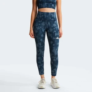 The North Face Damskie Legginsy Z Grafiką Flex Summit Navy Diffused Nature Print Rozmiar  female